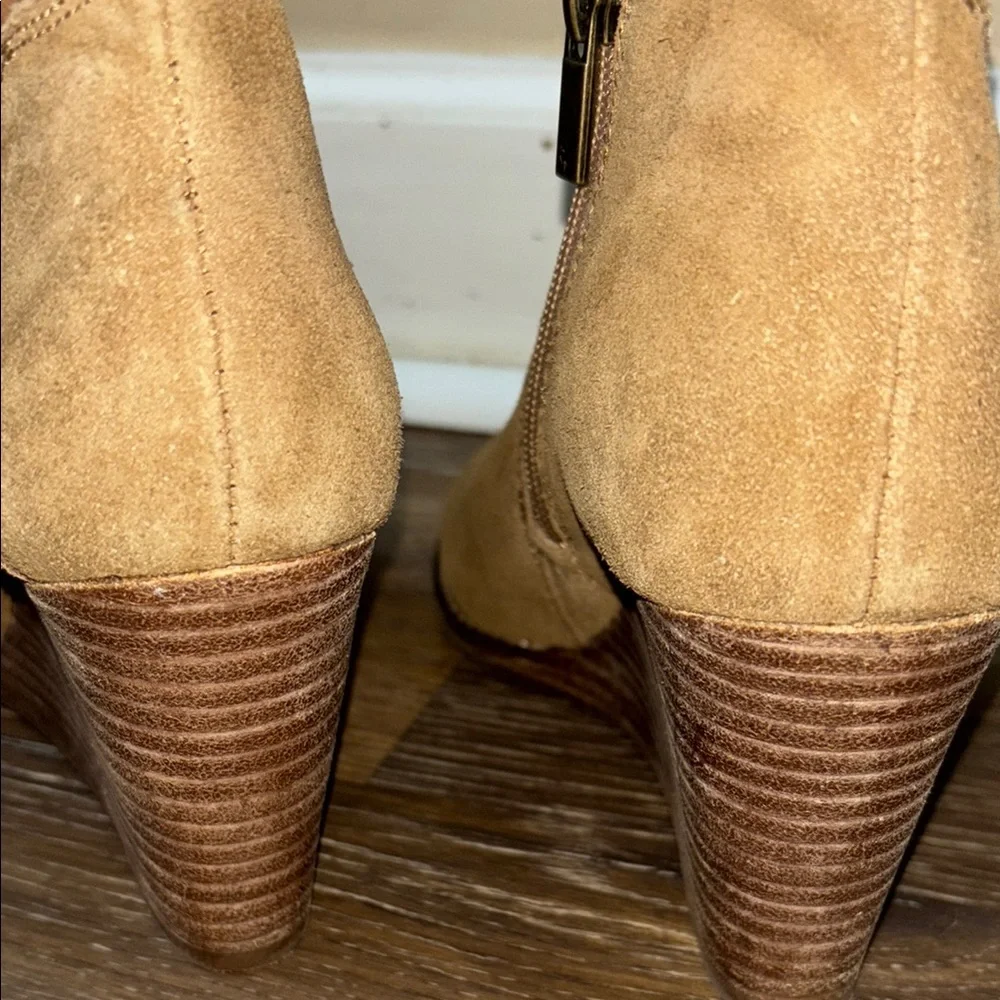 Lucky Brand Tan/camel Ankle Boots  7.5